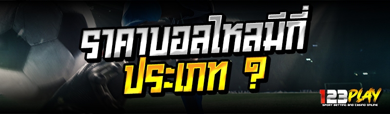 ราคาบอลไหลมีกี่ประเภท ? 