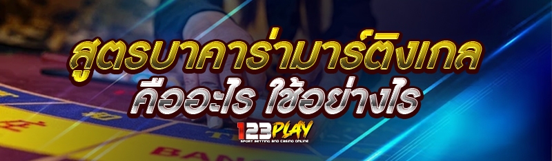 สูตรบาคาร่ามาร์ติงเกล คืออะไร ใช้อย่างไร 