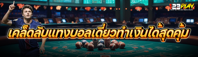 เคล็ดลับแทงบอลเดี่ยวทำเงินได้สุดคุ้ม