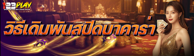 วิธีเดิมพันสปีดบาคาร่า 