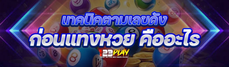 เทคนิคตามเลขดัง ก่อนแทงหวย คืออะไร?